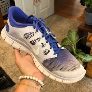 Ombré Nike tennis shoes